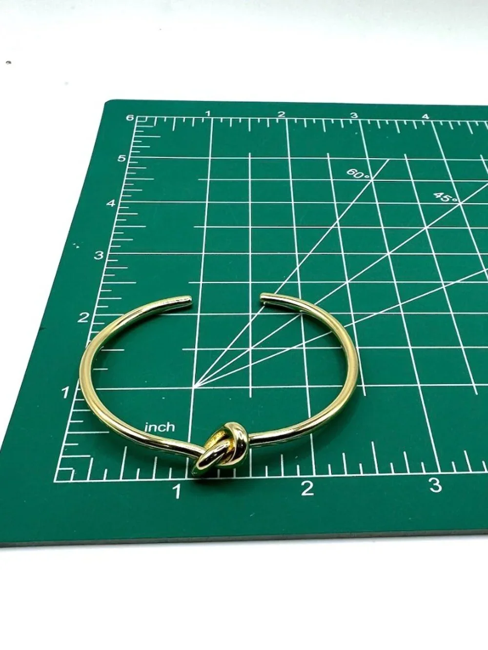 Knot Cuff Bracelet-14K Gold Plated- Open Bangle- NEW!!